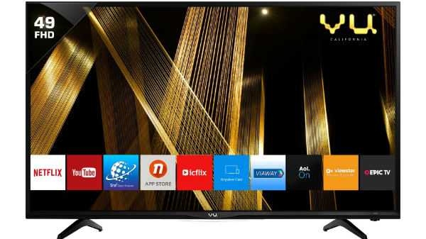 Vu Premium Smart 109cm (43 inch) Full HD LED Smart TV (43D6575)