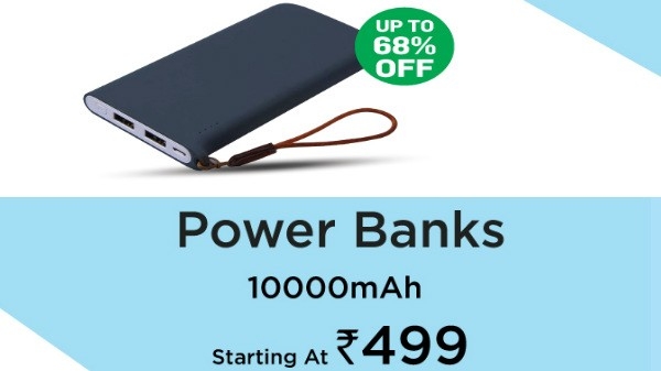 પાવરબેન્ક રૂ. 499 થી શરૂ