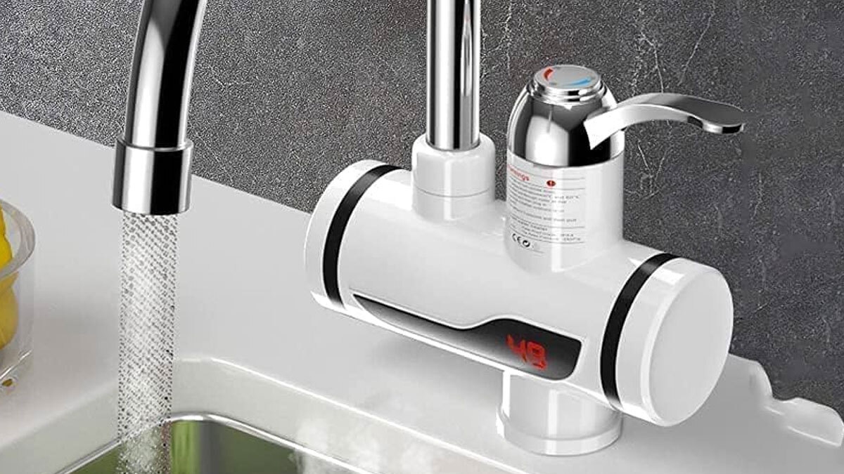 Electronic taps that will help you for warm water in kitchen Gujarati